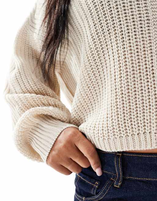 ONLY Curve - Gilet à col V - Taupe, 3 de 4