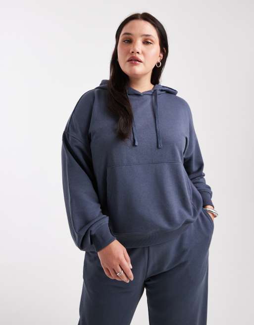 ONLY Curve hoodie in ombre blue - part of a set, 2 of 4