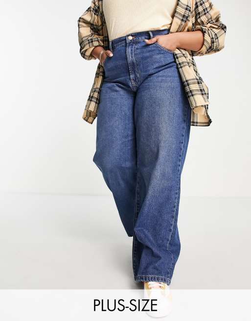 Only Curve – Hope – Niebieskie jeansy z szerokimi nogawkami
