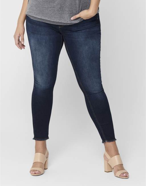 ONLY Curve - Jean skinny - Bleu denim foncé, 4 de 5