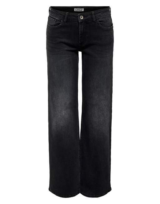ONLY Curve - Jeans ampi nero slavato, 6 di 7