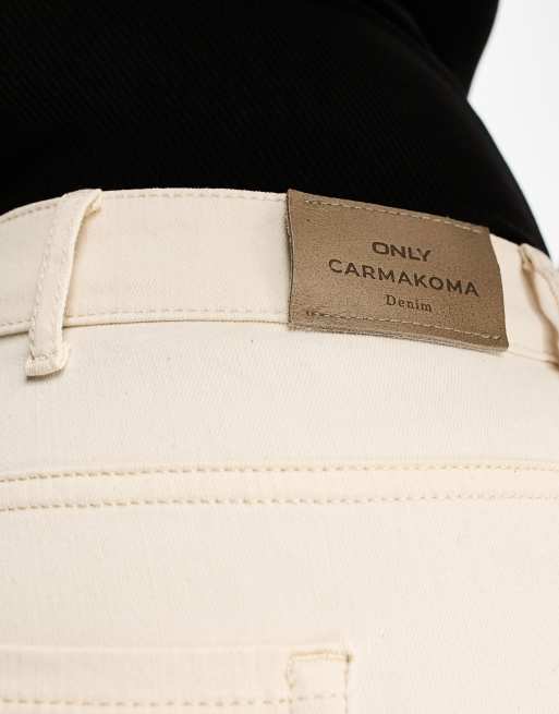 Only Curve - Jeans skinny écru , 5 di 5