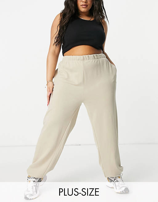 Only Curve jogger co-ord in beige