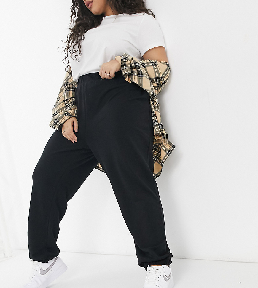 Only Curve joggers in black
