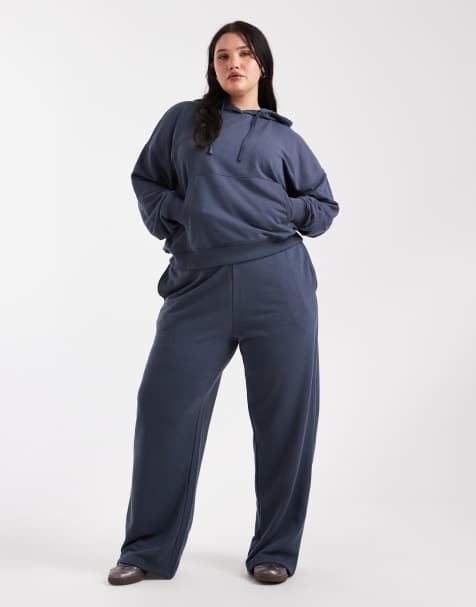 ONLY Curve – Jogginghose in Blau mit Farbverlauf, Kombiteil - view 1