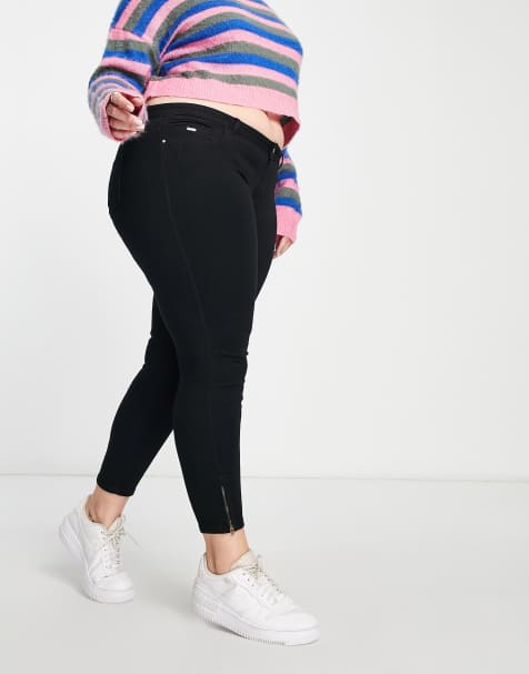 Only Curve - Karla - Jeans skinny neri - view 1