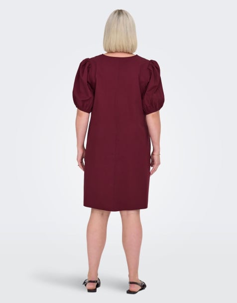 Übergroßes T-Shirt Kleid Damen - Lässiges Midi-Kleid Mit Taschen & Kurzen Ärmeln