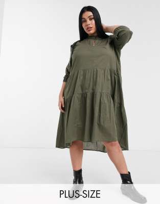 khaki smock