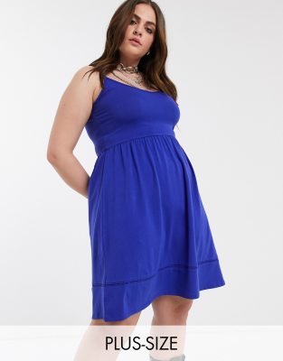 vesper bandeau midi dress with thigh split in stone