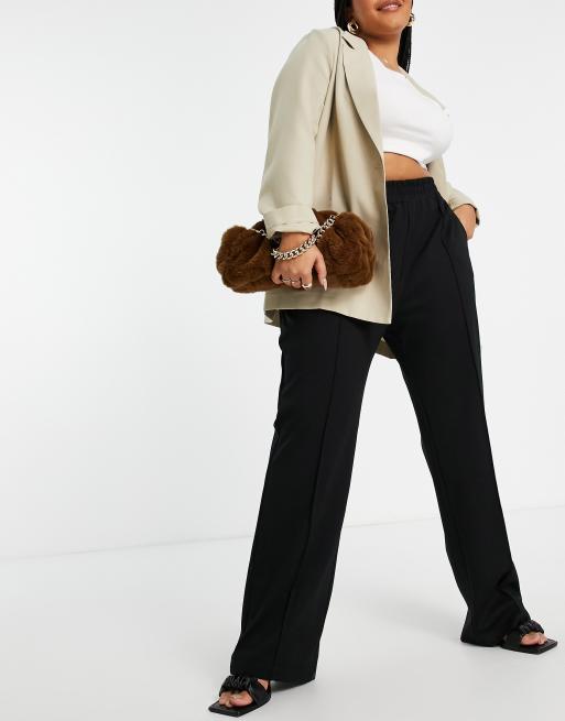 Only Curve - Pantalon large épuré - Noir , 3 de 4