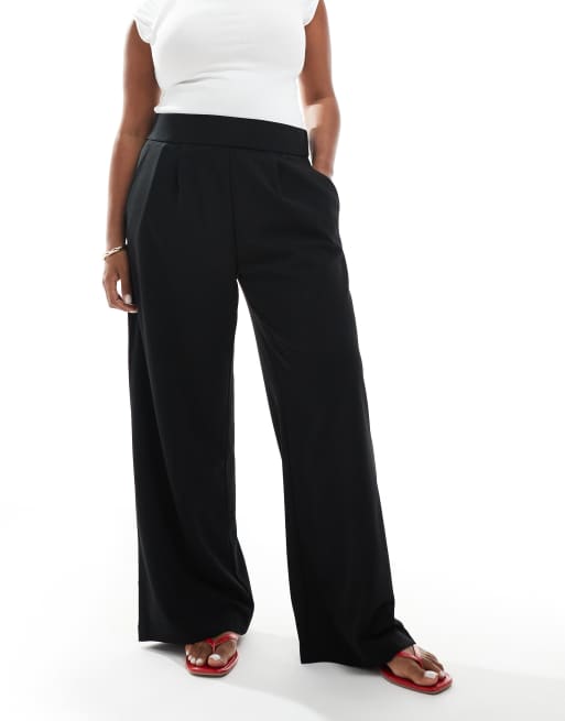 Only Curve - Pantalon large - Noir, 3 de 5