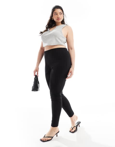 Only Curve - Pantalon skinny à taille haute - Noir - view 1