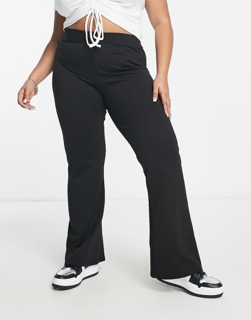 Only Curve Pantaloni a zampa neri ASOS