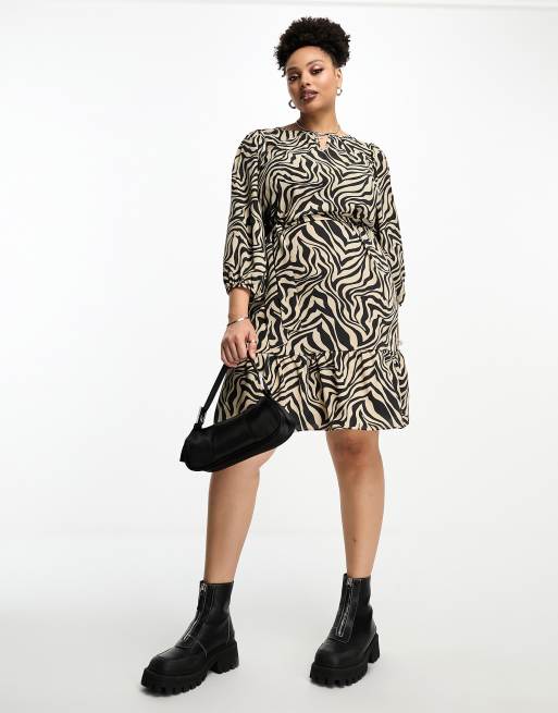 Only deals zebra dress