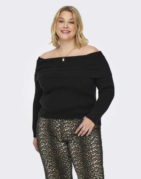 ONLY Curve - Pull en maille - Noir - view 1