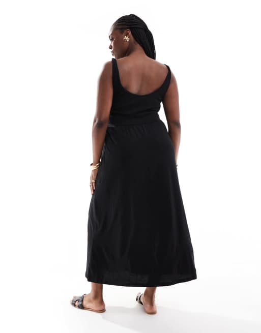 Black sundress maxi on sale