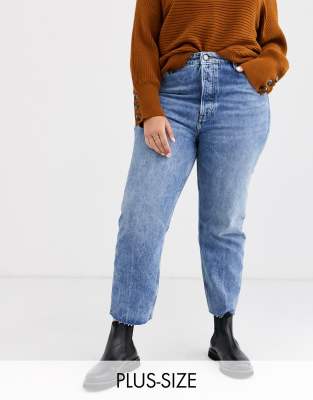 plus size straight leg jeans