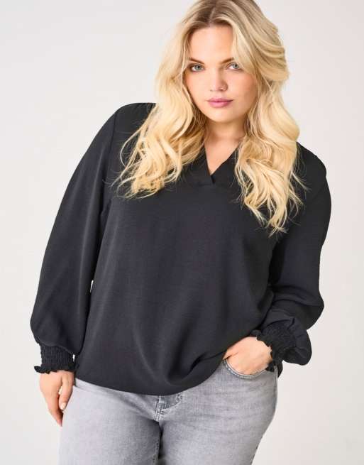 ONLY Curve – Svart topp, 2 av 7