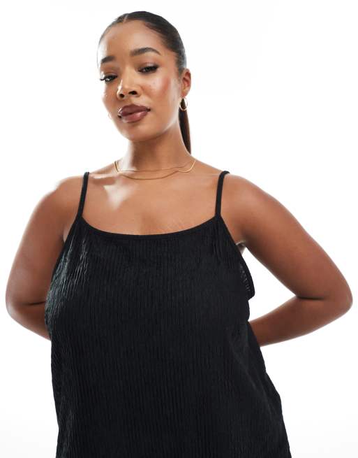 ONLY Curve textured top in black - part of a set, 3 of 4