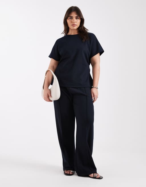 ONLY Curve - Top d'ensemble froncé - Bleu marine, 2 de 4