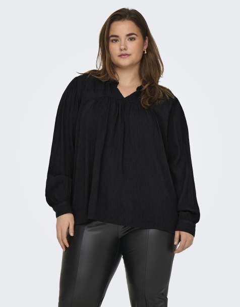 ONLY Curve Top in black - view 1