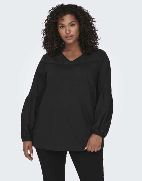 ONLY Curve Top in black - view 1