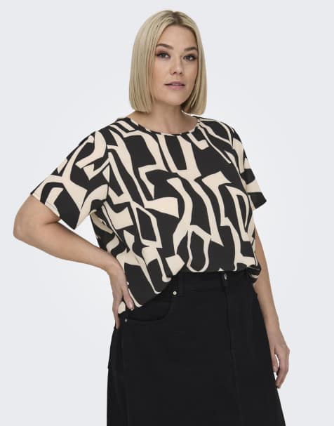 ONLY Curve Top in black