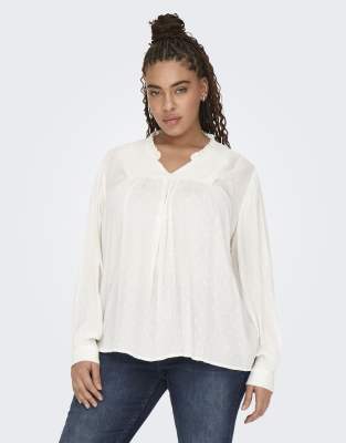 Only Curve ONLY Curve Top in cloud dancer-White