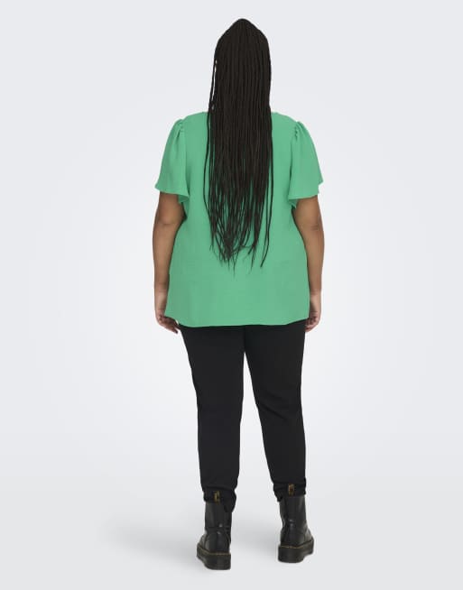 ONLY Curve Top in green, 2 of 4