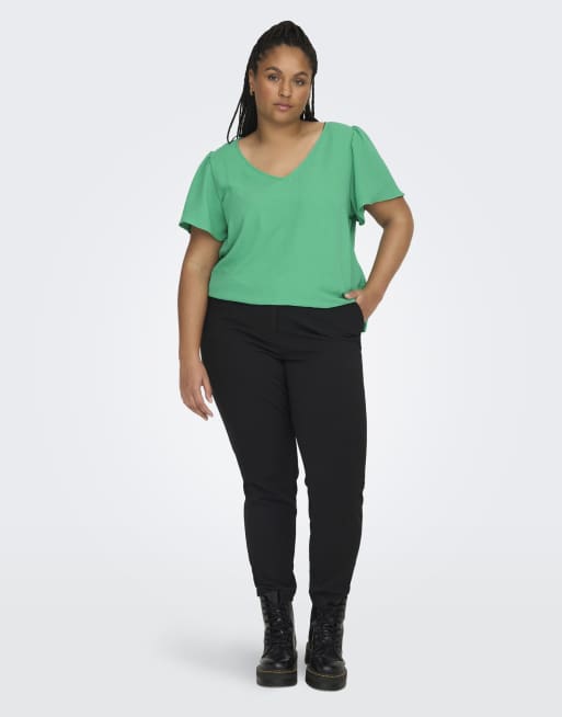 ONLY Curve Top in green, 3 of 4