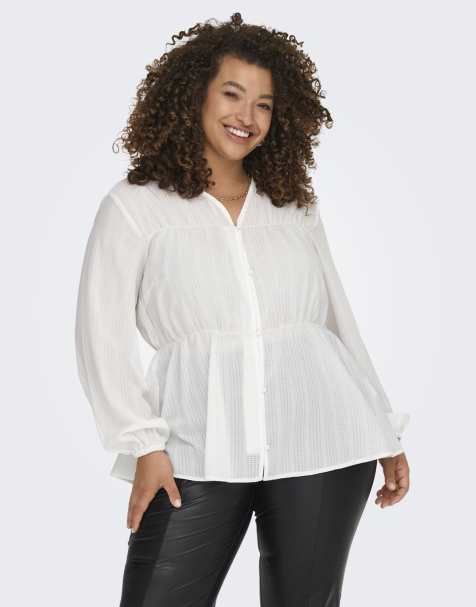 ONLY Curve Top in white - view 1