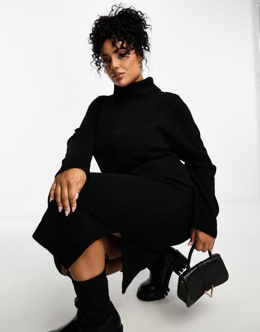 Maglione vestito nero shop