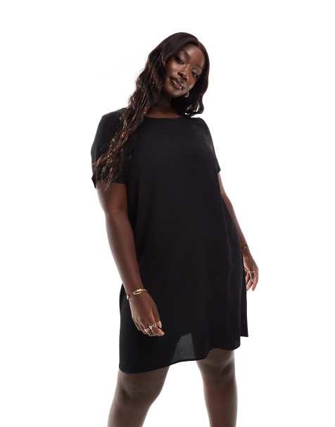 ONLY Curve - Vestito tunica nero - view 1