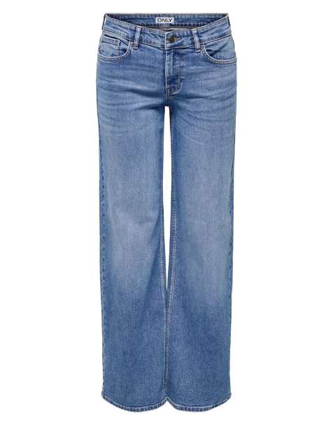 ONLY Curve Wide-fit jeans in medium blue denim - view 1
