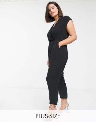 black jumpsuit curve
