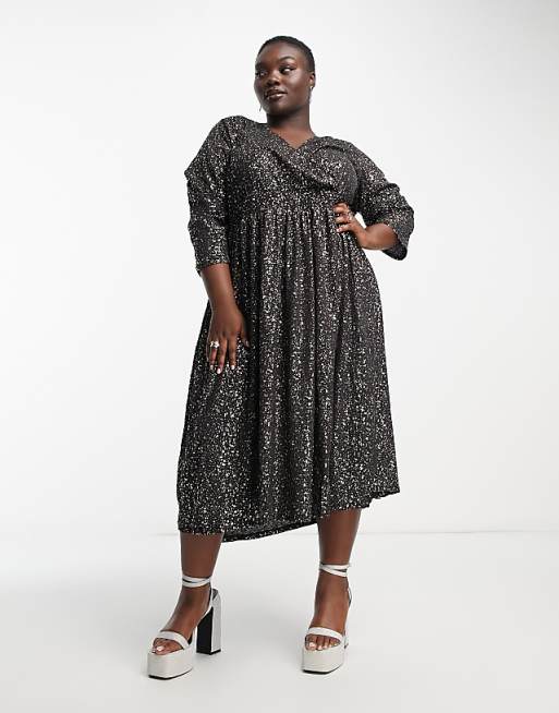 Curve Wrap Midi Dress Curve Wrap Midi Dress