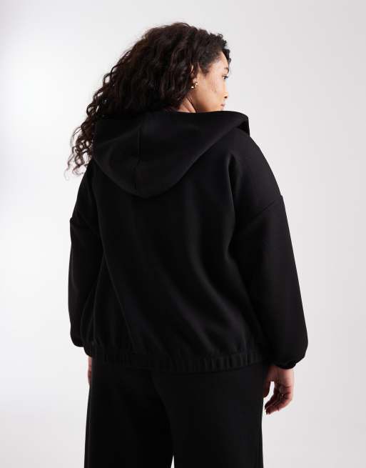 ONLY Curve zip hoodie in black - part of a set, 2 of 4