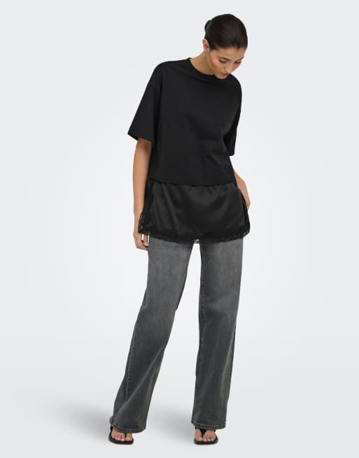 ONLY – Czarny top, 3 z 7