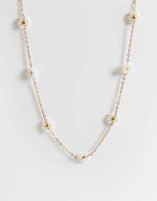 Only Daisy Necklace In Gold