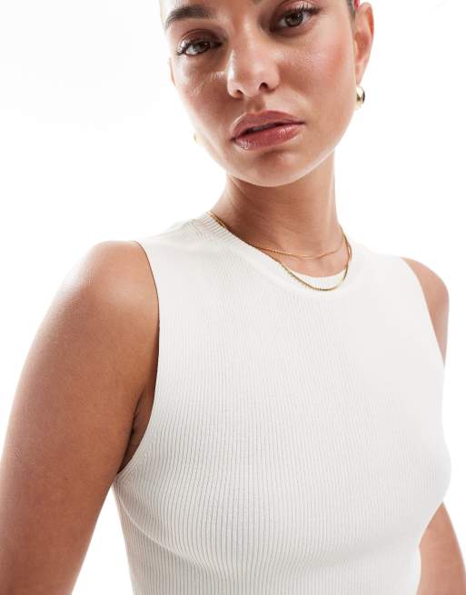 ONLY - Débardeur en maille - Blanc, 3 de 4