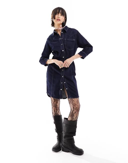 Only denim hot sale shirt dress