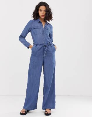 asos jeans jumpsuit