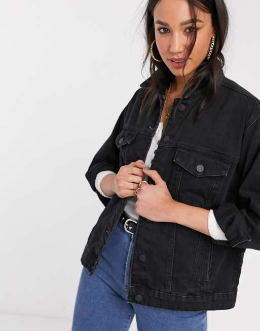 Asos ladies denim outlet jacket