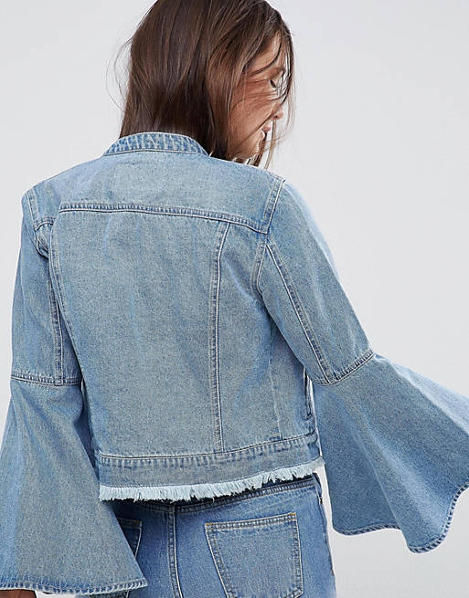 Only Denim Jacket With Volume Sleeve