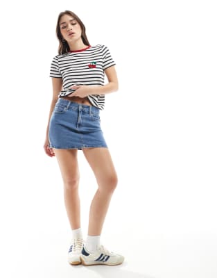 ONLY DENIM MINI SKIRT