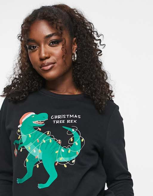 Dinosaur xmas online jumper