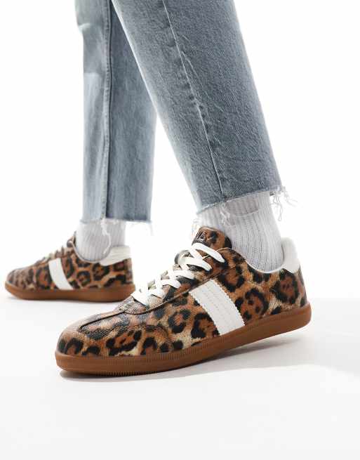 ONLY – Djurmönstrade sneakers