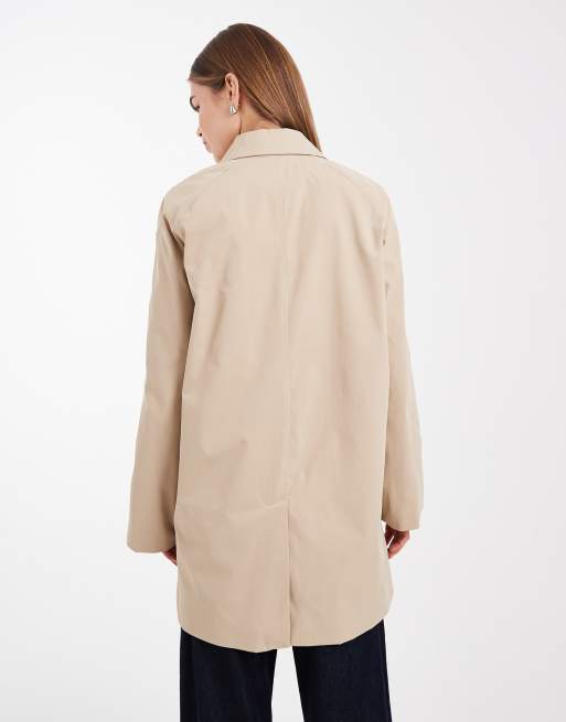 ONLY - Effen regenjas in beige, 4 van 4