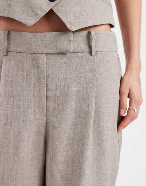 ONLY – Elegante Hose in Beige mit weitem Bein, Kombiteil, 4 von 5