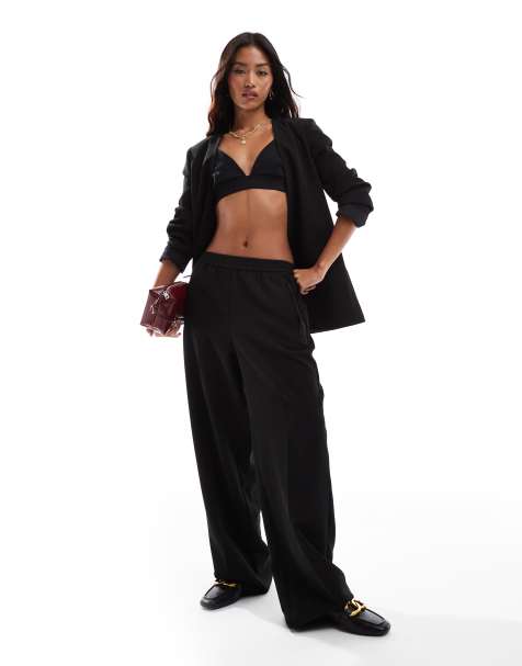 ONLY – Elegante Hose in Schwarz mit geradem Schnitt, Kombiteil - view 1